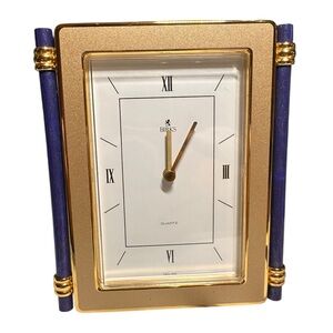 Vintage Birks Quartz Desk/Mantel Clock (EUC)